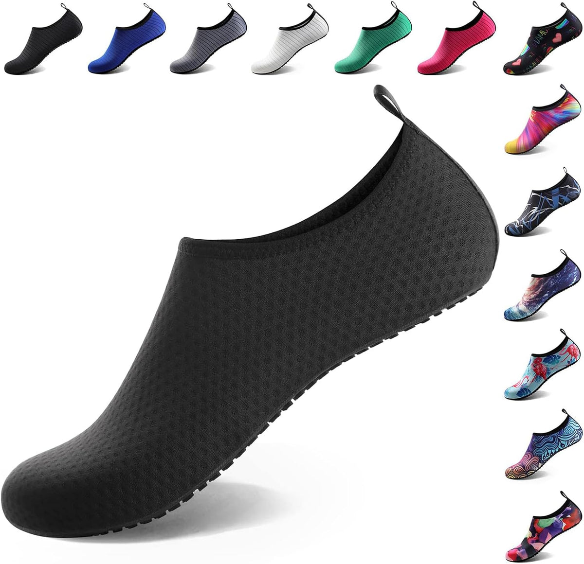 Water Shoes for Women Men Quick-Dry Aqua Socks Swim Beach Outfits Barefoot | Yoga Exercise Wear Sport Accessories Pool Camping Must Haves River Hiking Youth Adult